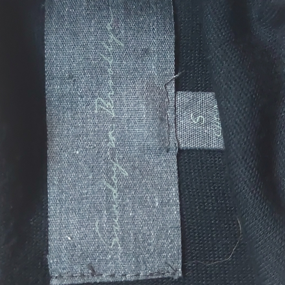 SUNDAY IN BROOKLYN weave hi-lo black top, S - Picture 4 of 10